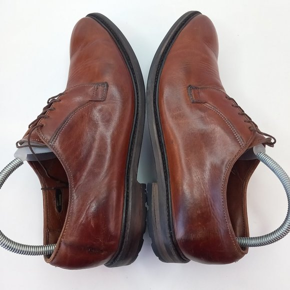 Allen Edmonds Black Hills Brown Leather Derby Dress Shoes (10 US) - Picture 8 of 13